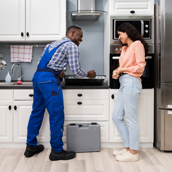 can you provide an estimate for cooktop repair before beginning any work in Clay County